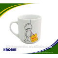 KC-2511 Haonai well welcomed products,white porcelain coffee cup